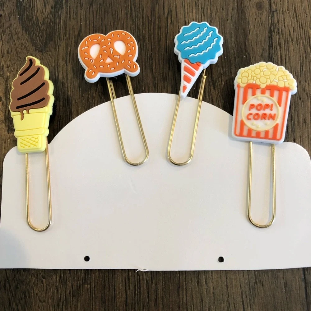 Fun Snack-themed Paper Clip set